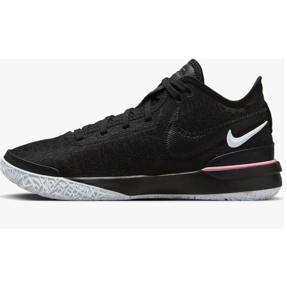 Lebron NXXT Gen Basketball Shoes (DR8784-003,Black/White-MED Soft Pink) Size 12 - Picture 1 of 10